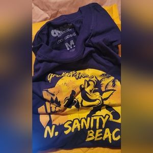 Crash Bandicoot Loot Gaming Crate N. Sanity Beach Tee Shirt Medium M